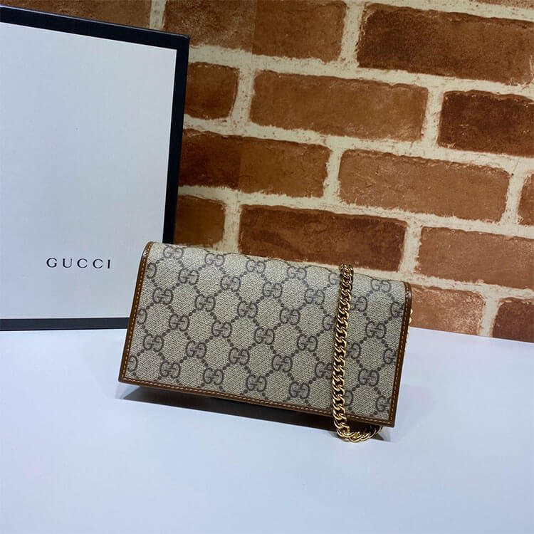 14651-3 Gucci Horsebit 1955 Wallet With Chain
