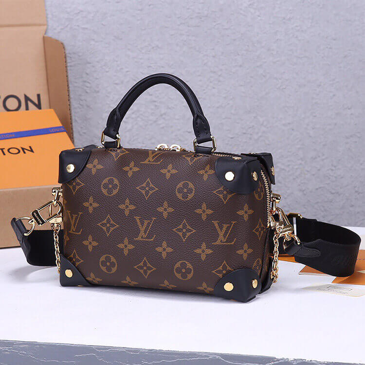 14672-3 LV Petite Malle Souple Handbag