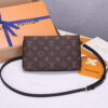 14708-3 LV Double Zip Pochette