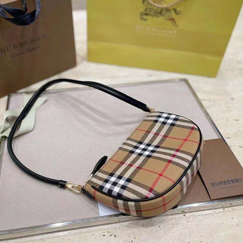 14832-5 Olympia Pouch checked shoulder bag