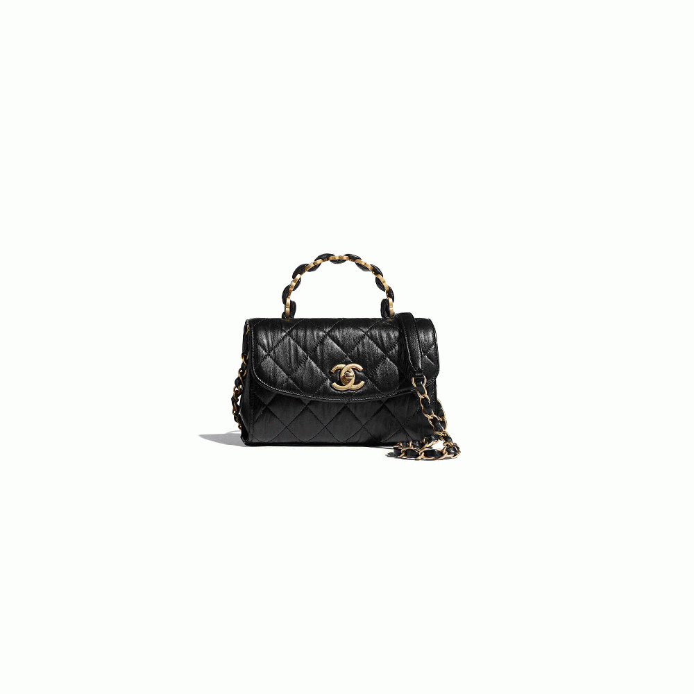 CHANEL Mini Flap Bag with Top Handle