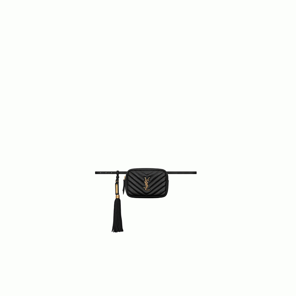 YSL LOU BELT BAG IN MATELASSE LEATHER