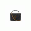 14975-1 Saint Laurent College quilted-leather satchel bag