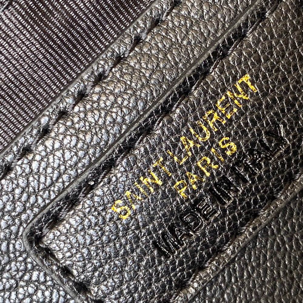 14975-7 Saint Laurent College quilted-leather satchel bag