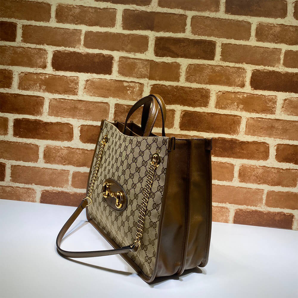 15236-3 Gucci Horsebit 1955 medium tote bag
