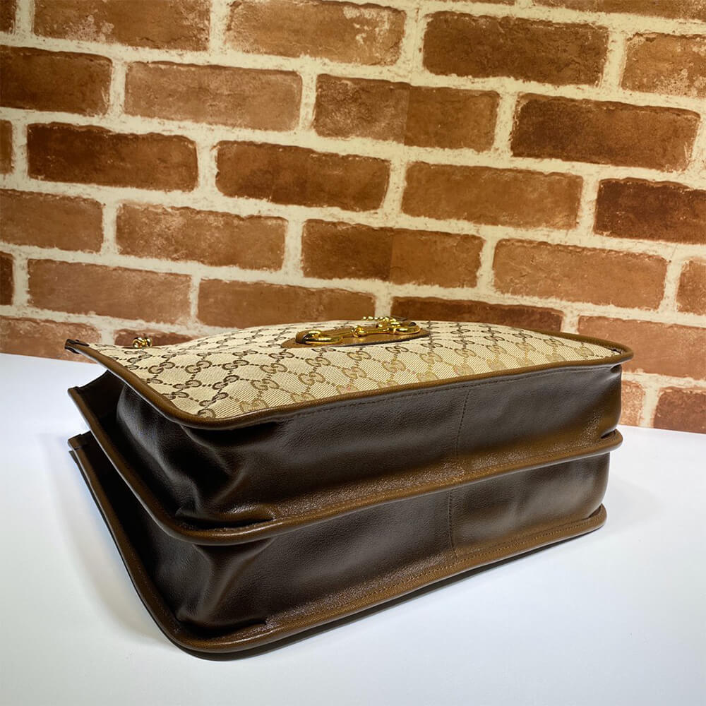 15236-5 Gucci Horsebit 1955 medium tote bag