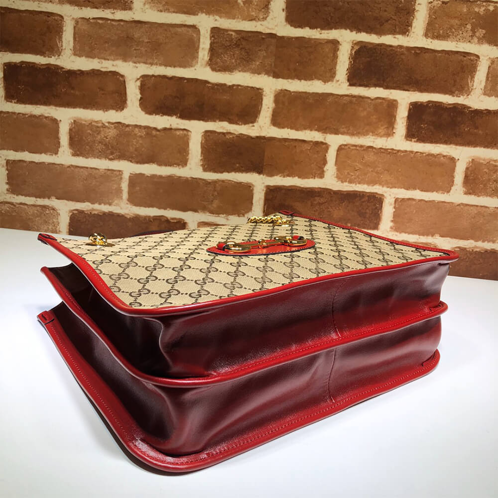 15237-5 Gucci Horsebit 1955 medium tote bag