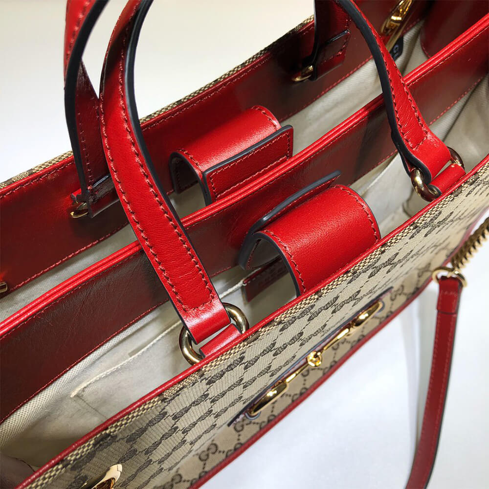 15237-8 Gucci Horsebit 1955 medium tote bag