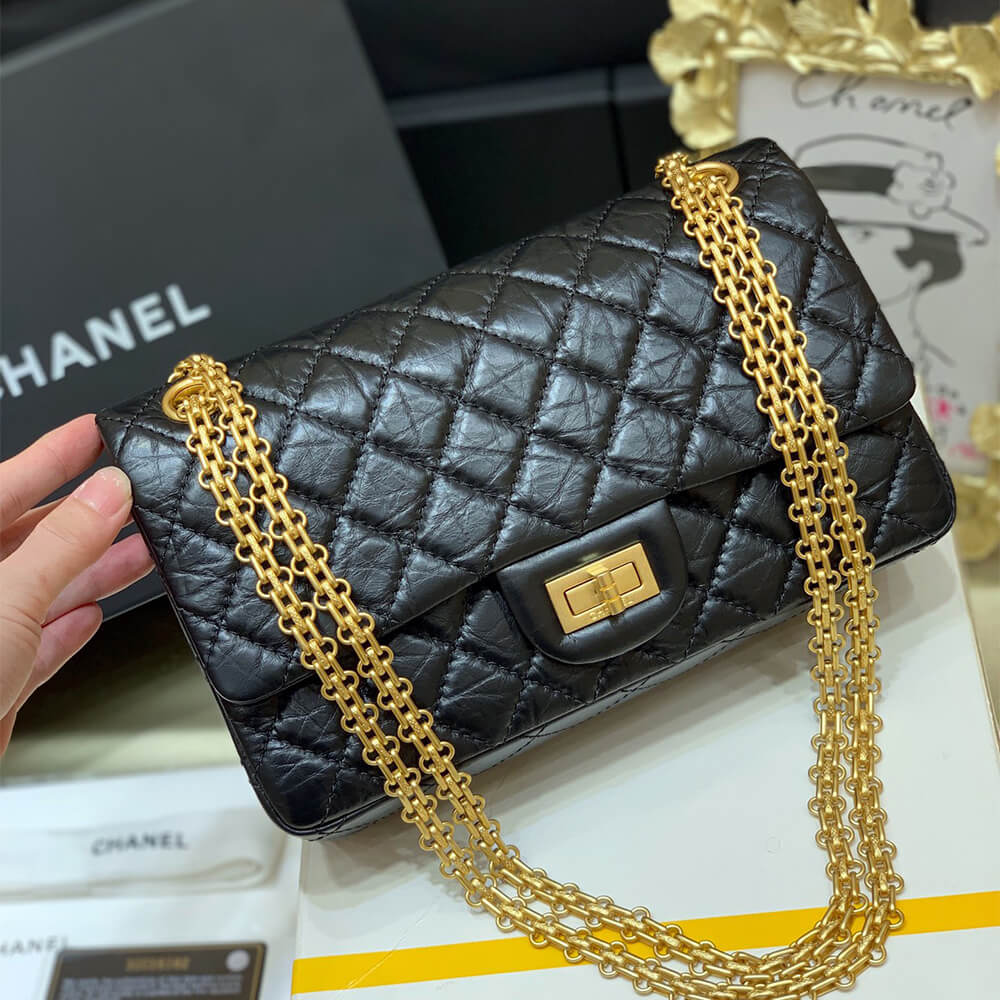 15246-3 CHANEL LARGE 2.55 HANDBAG