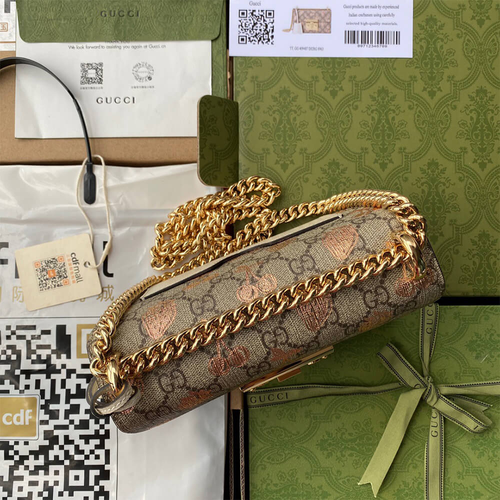 15272-4 Padlock small berry shoulder bag