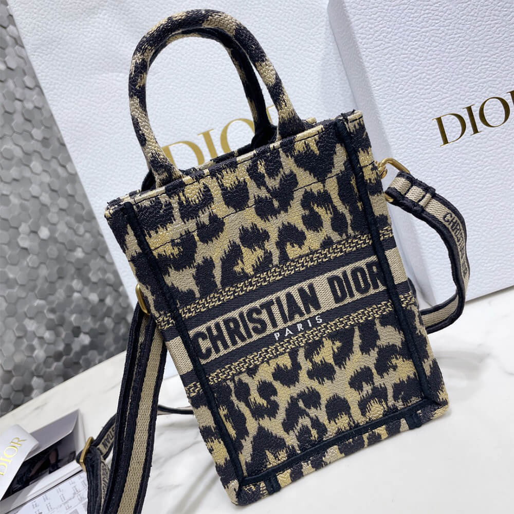 MINI DIOR BOOK TOTE PHONE BAG