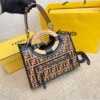 15439-2 Fendi Small Runaway Shopper Bag