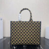 Large Prada Symbole jacquard fabric handbag