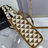 15480-3 Small Prada Symbole jacquard fabric handbag