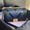 Chevron Boy Chanel Handbag