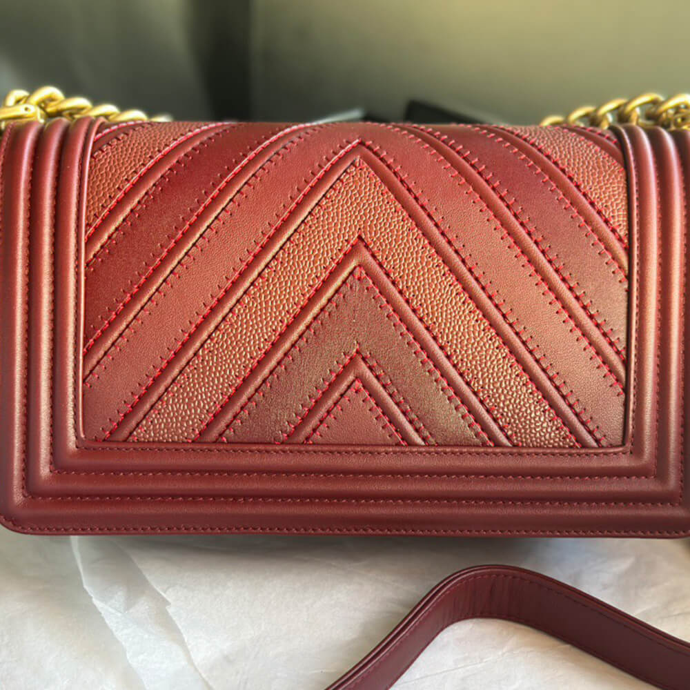 Chevron Boy Chanel Handbag