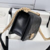 Chevron Caviar Boy Chanel Handbag