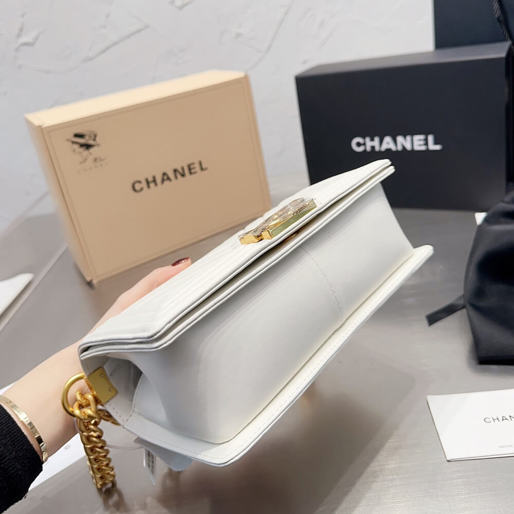 Chevron Boy Chanel Handbag