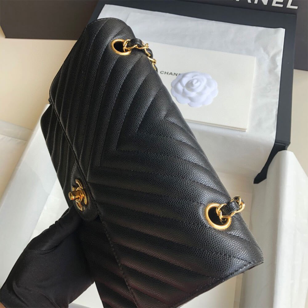 Chanel Classic Chevron Medium Flap