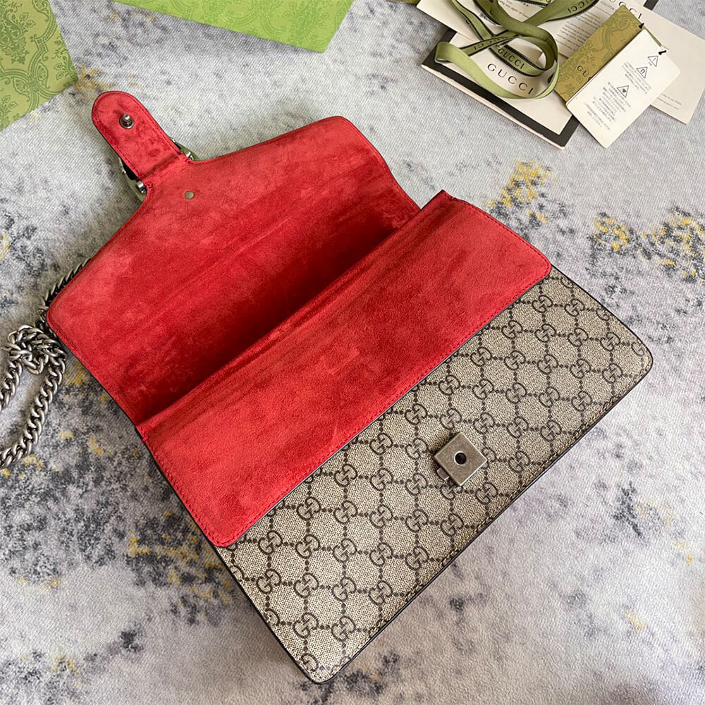 GG Supreme Medium Dionysus Shoulder Bag