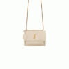 SUNSET MEDIUM CHAIN BAG IN SMOOTH LEATHER