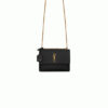 SUNSET MEDIUM CHAIN BAG IN SMOOTH LEATHER