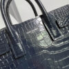 YSL SAC DE JOUR NANO IN EMBOSSED CROCODILE SHINY LEATHER