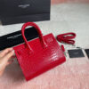 YSL SAC DE JOUR NANO IN EMBOSSED CROCODILE SHINY LEATHER