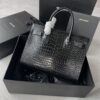 15573-3 YSL SAC DE JOUR BABY IN CROCODILE-EMBOSSED