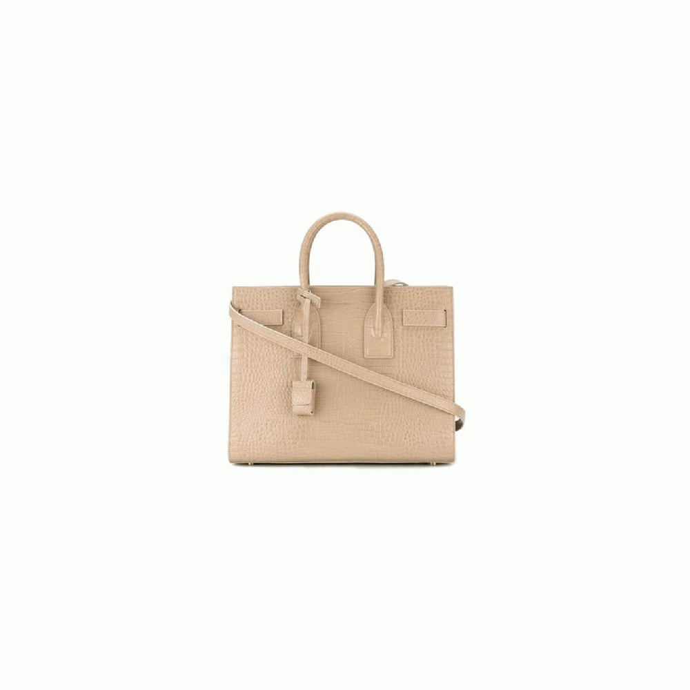 YSL SAC DE JOUR BABY IN CROCODILE-EMBOSSED