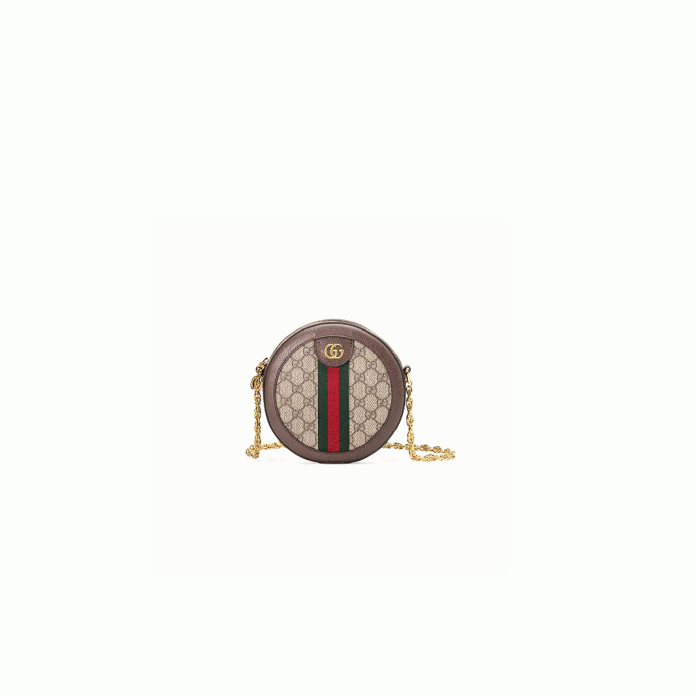 Ophidia GG mini round shoulder bag
