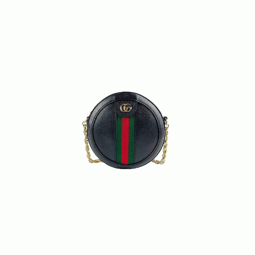 Ophidia GG mini round shoulder bag