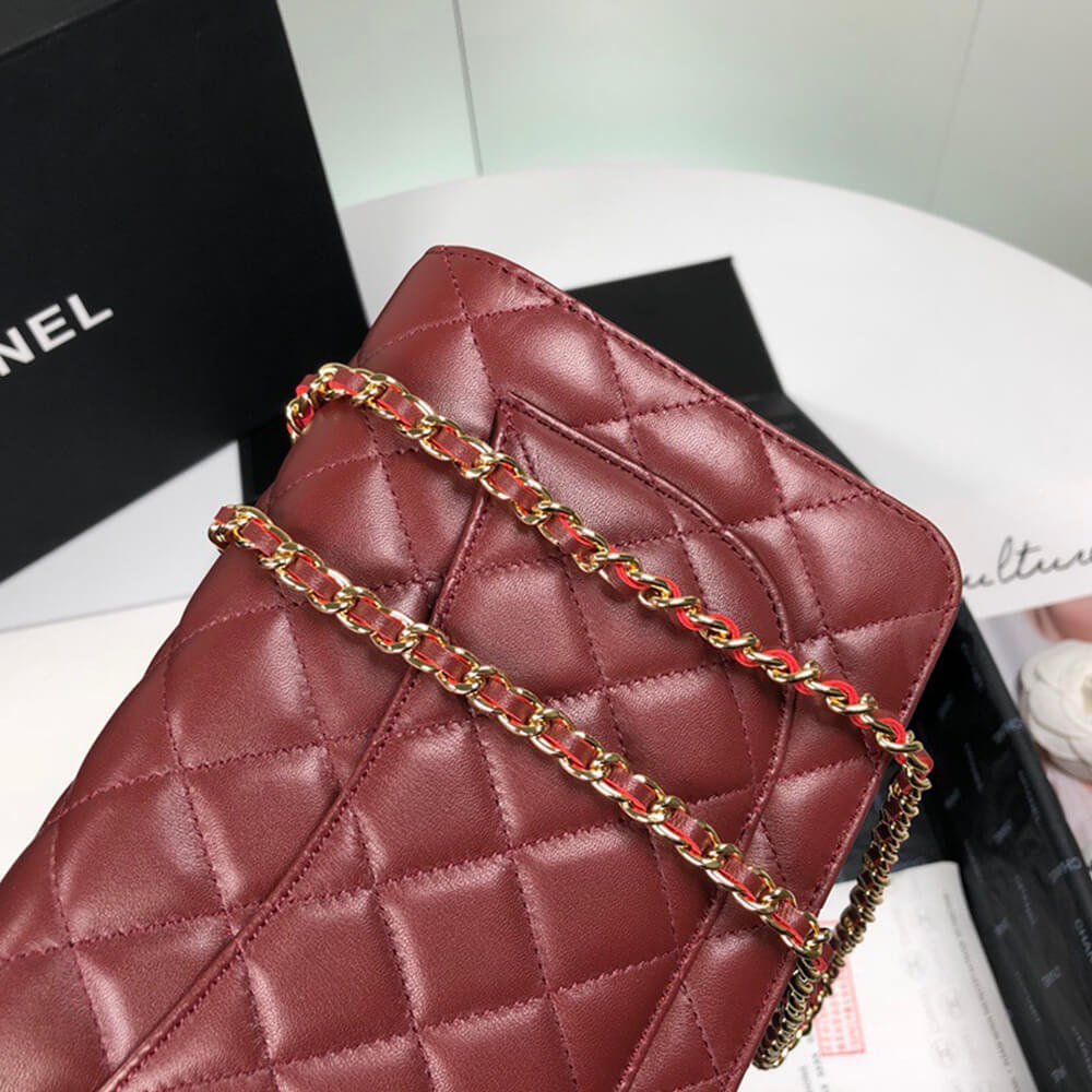 15612-5 CHANEL WALLET ON CHAIN