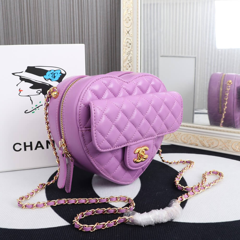 Chanel 22s Heart Bag