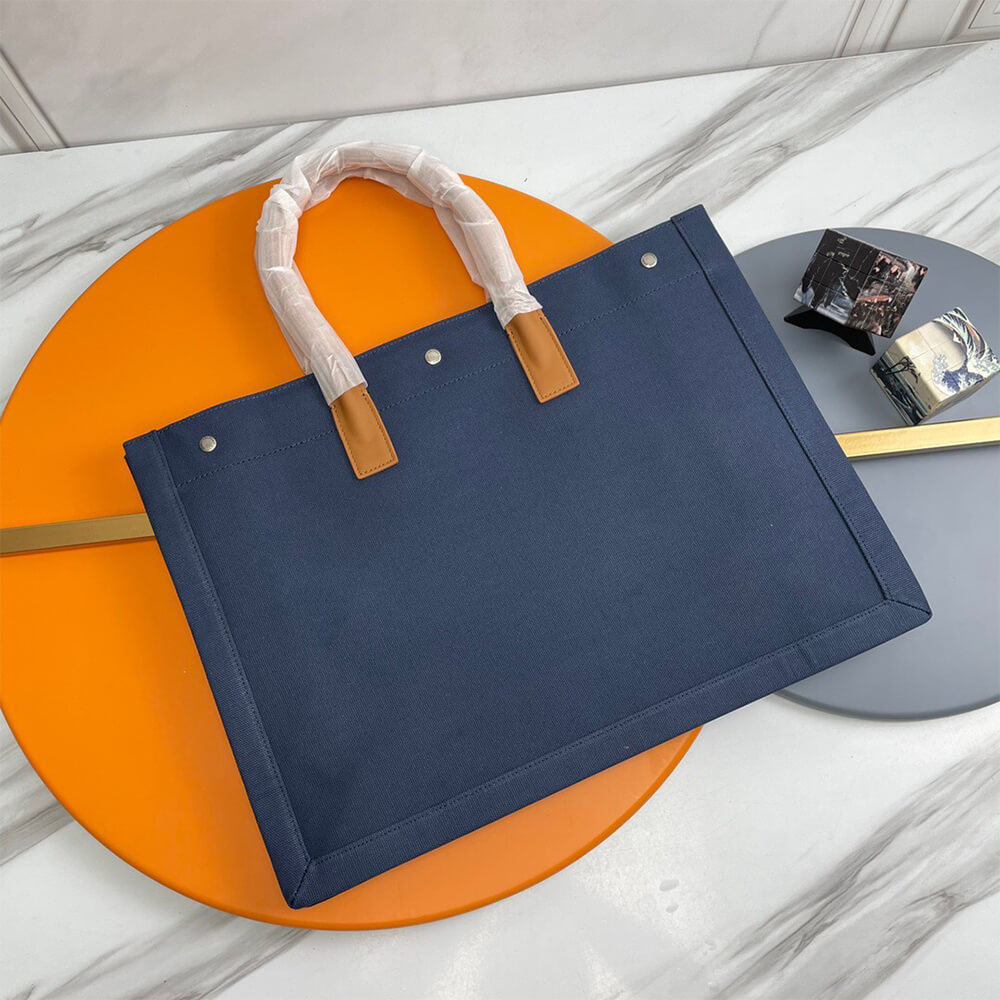 RIVE GAUCHE LARGE TOTE BAG IN CANVAS