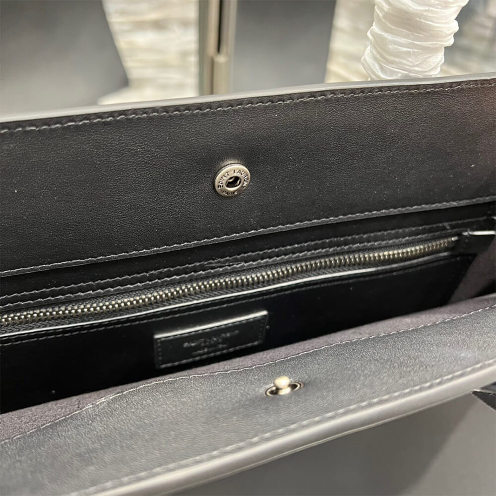 RIVE GAUCHE LARGE TOTE BAG IN SMOOTH LEATHER