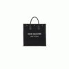 RIVE GAUCHE NORTH/SOUTH TOTE BAG IN PRINTED CANVAS AND LEATHER