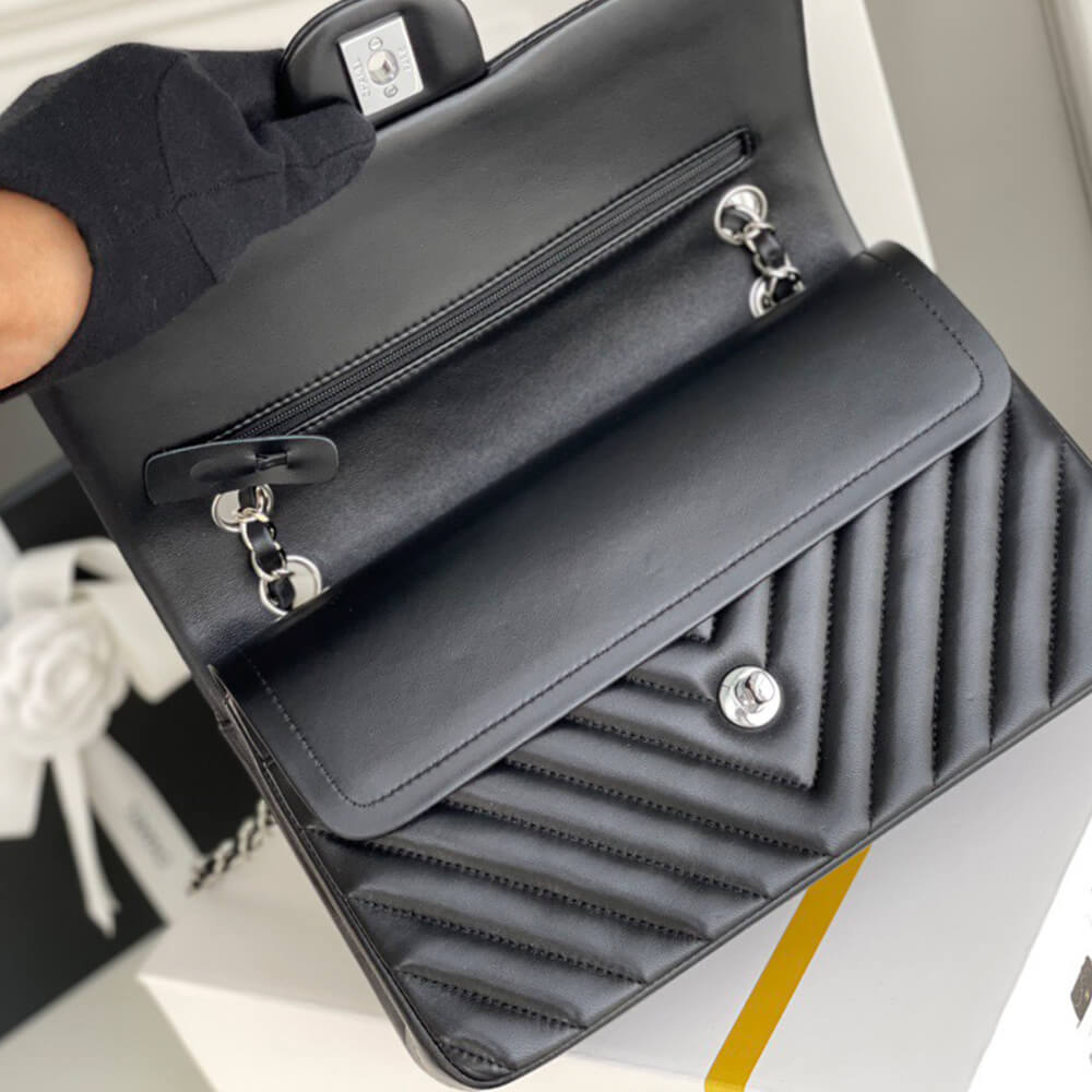 Chanel Classic Chevron Medium Flap