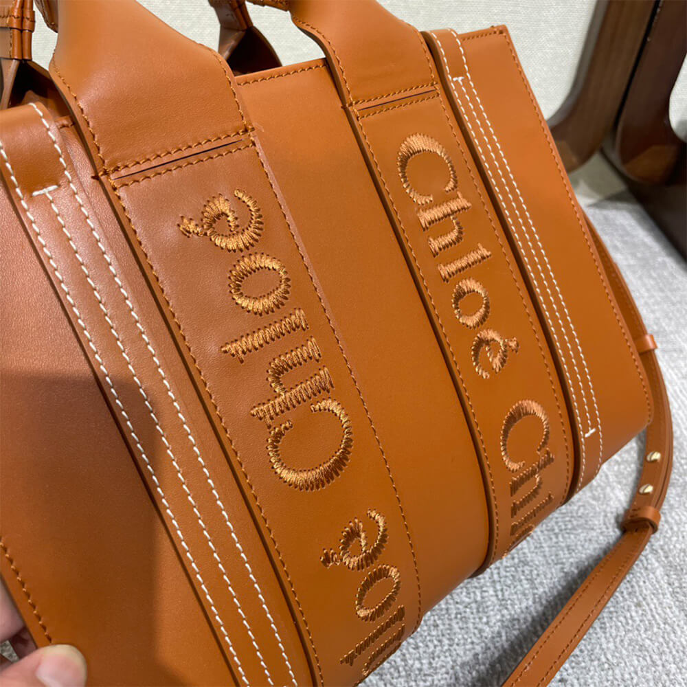Chole small woody tote bag