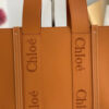 Chloe Woody Medium Leather Tote Bag
