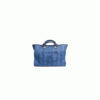 CHANEL Woven Straw Raffia Striped Medium Deauville Tote