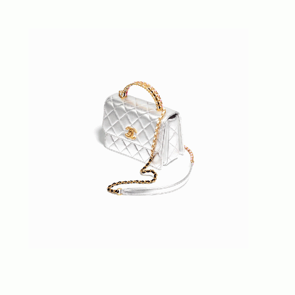 MINI FLAP BAG WITH TOP HANDLE