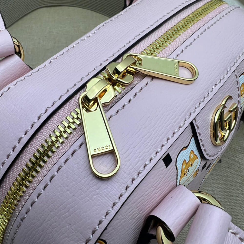 OPHIDIA GG ANIMAL PRINT MINI BAG