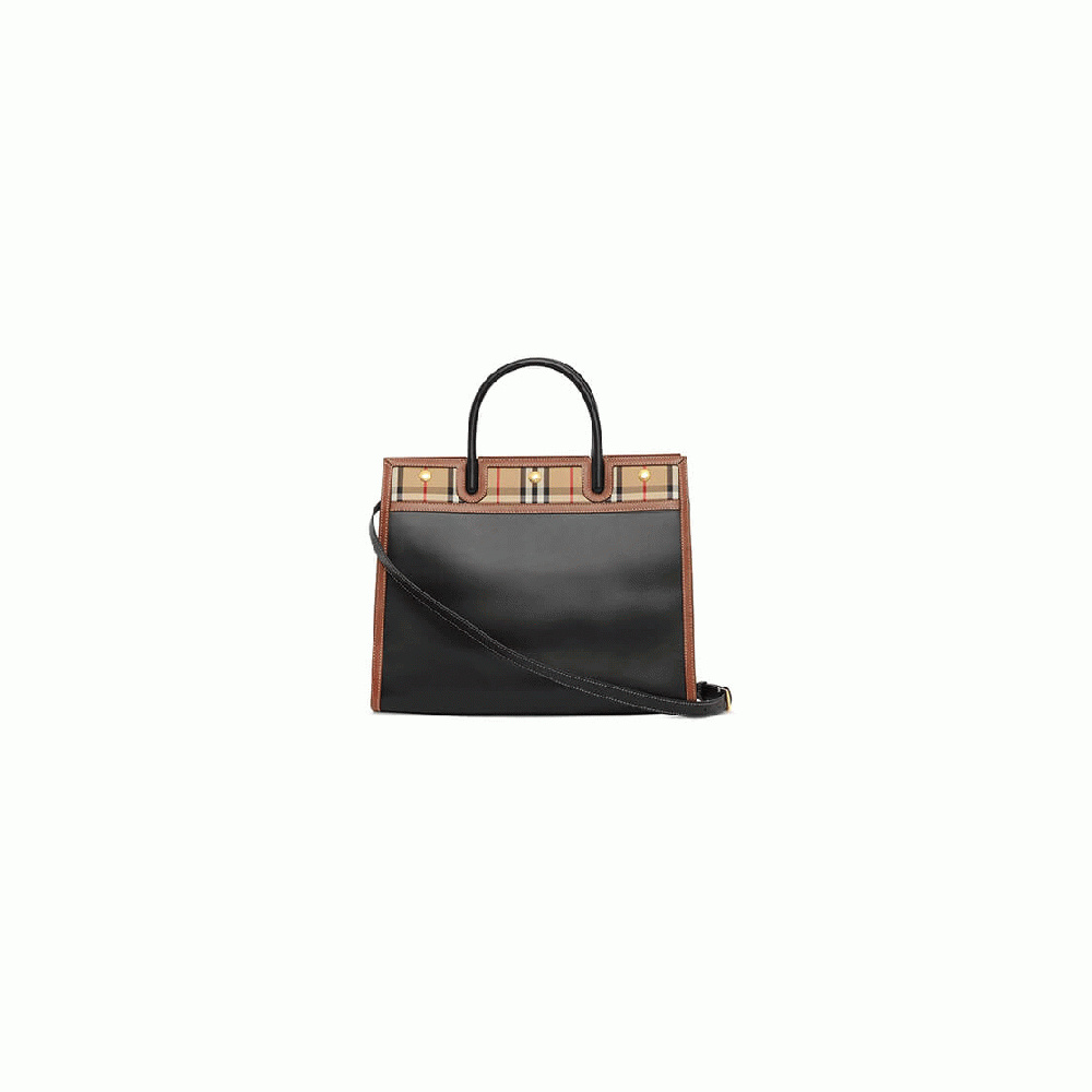 Small Vintage Check Two Handle Title Bag