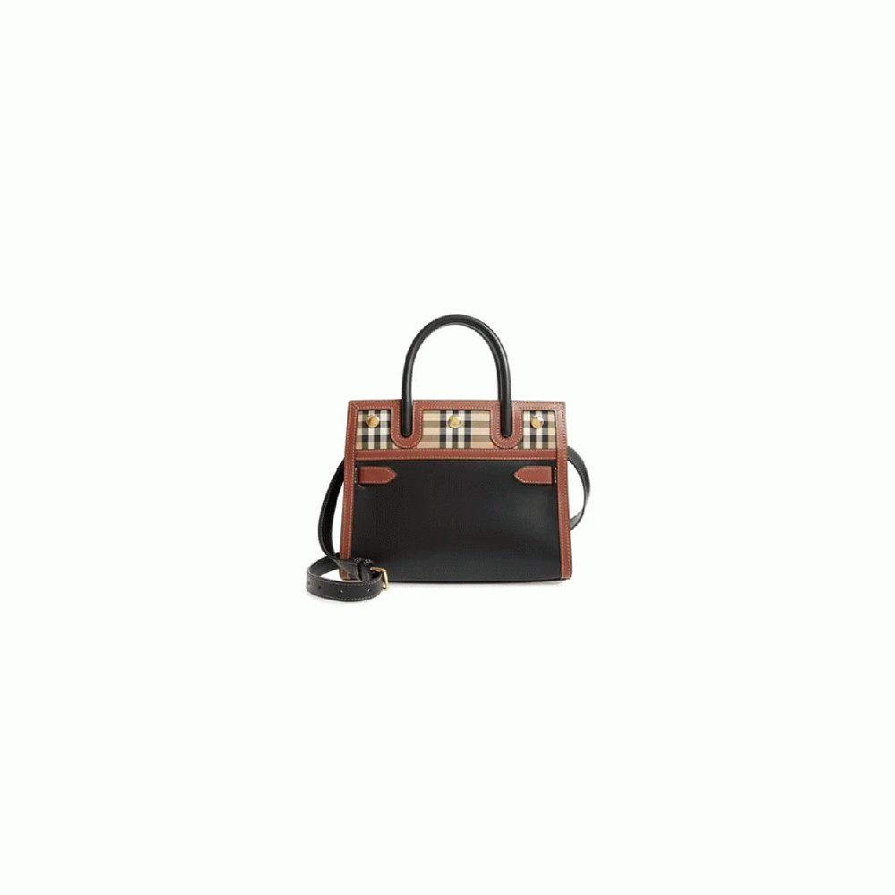 Mini Vintage Check Two Handle Title Bag