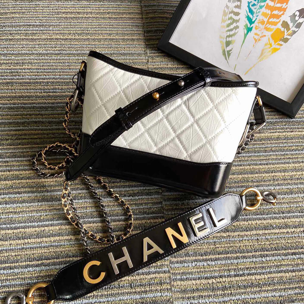 CHANEL Calfskin Quilted Small Gabrielle Hobo