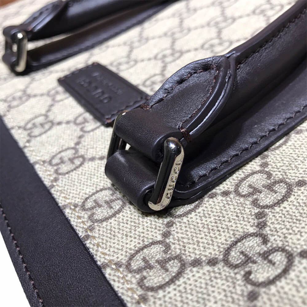 16110-7 Gucci GG Beige Briefcase