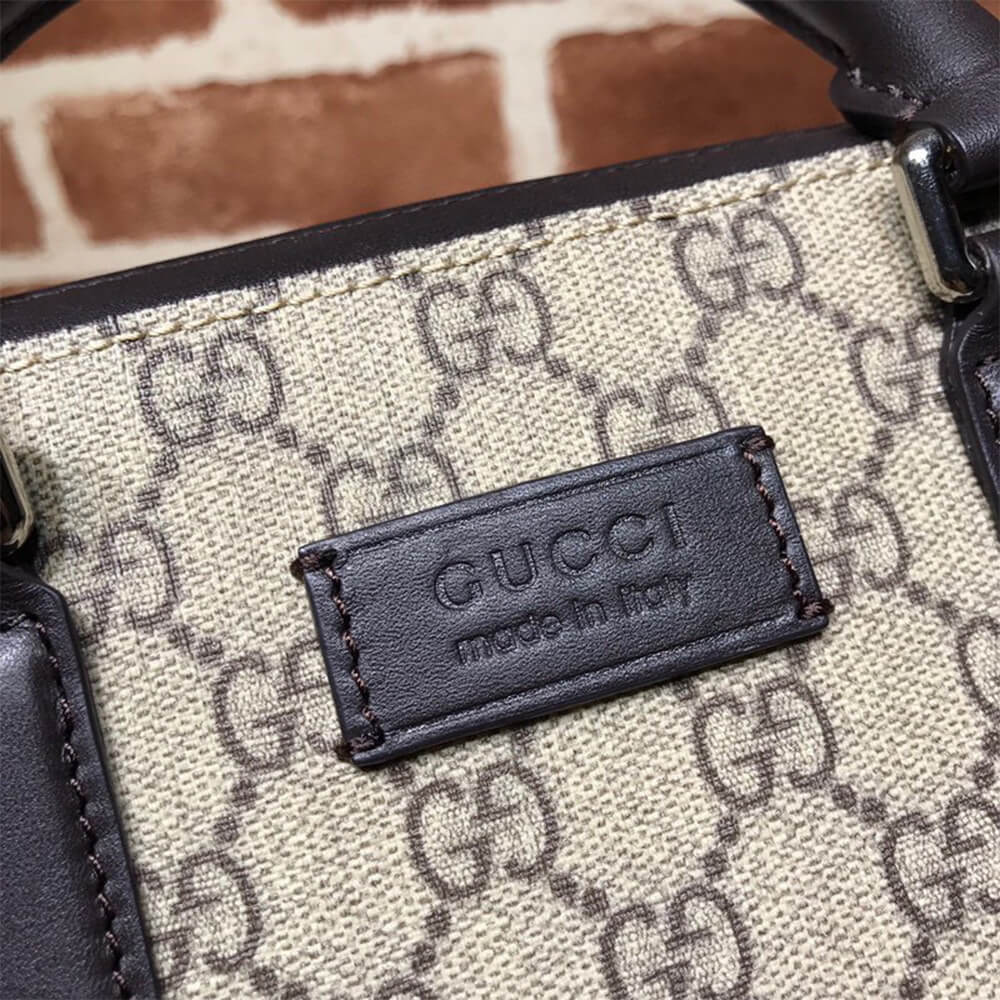 16110-8 Gucci GG Beige Briefcase
