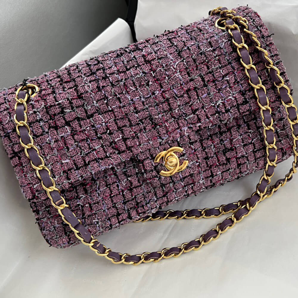 16115-5 Chanel Tweed Medium Classic Flap Bag