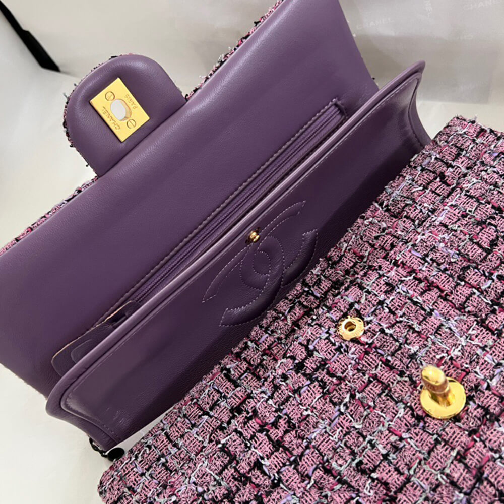 16115-7 Chanel Tweed Medium Classic Flap Bag